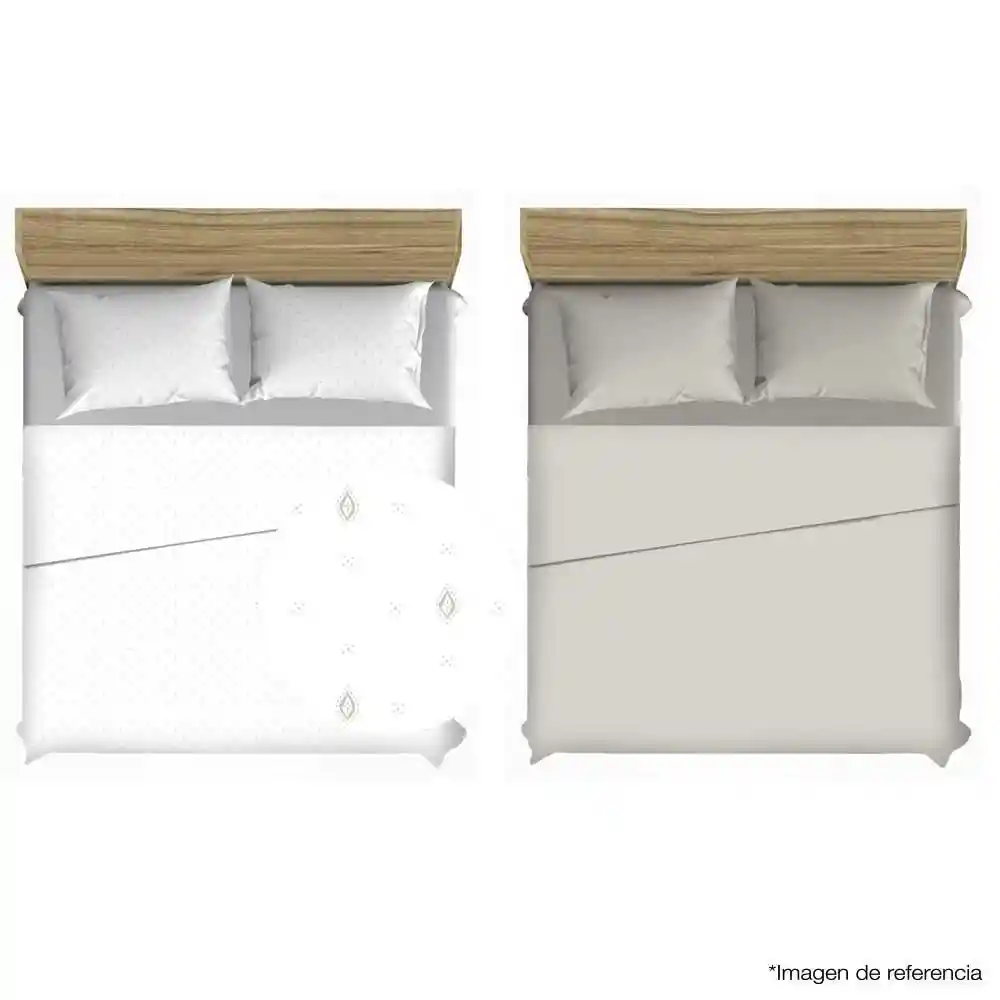 Set X2 J/Cama Anton Extradoble Null - Estampado