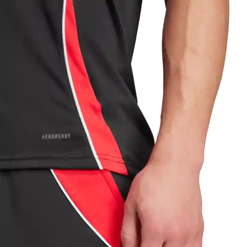 Adidas Camiseta Tiro24 Para Fútbol de Hombre Negro Talla M