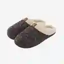 Inkanta Pantuflas Fauxwool Hombre Café L