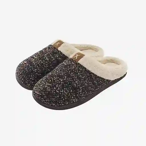 Inkanta Pantuflas Fauxwool Hombre Café L