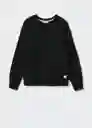 Sudadera Classic Negro Talla 19 Teen Niños Mango