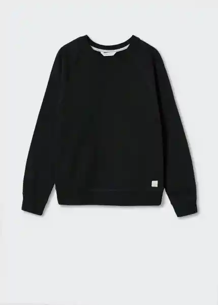 Sudadera Classic Negro Talla 19 Teen Niños Mango