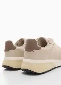 Zapatos Deportiva Rule Beige Talla 44 Hombre Mango