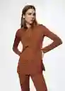 Polo Marsi Naranja Talla S Mujer Mango