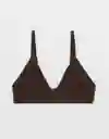 American Eagle Bralette Acanalado Triángulos Fuerza Talla L