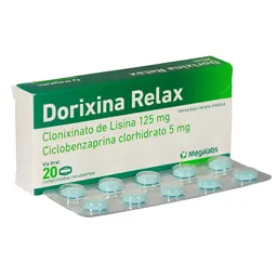 Dorixina Relax Clonixinato de Lisina 