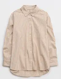 Camisa de Pijama Aerie Beige Talla MEDIUM American Eagle 1407153