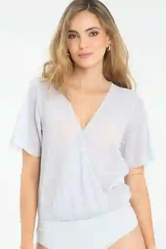 Body Macarena Shine Color Plateado Talla M Ragged