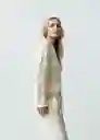 Saco Tejido Mujer Amarillo Resplandor Claro T M 582G035 Naf Naf