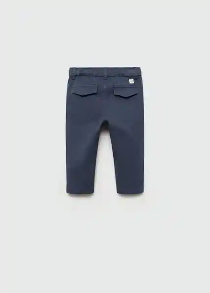 Pantalón Cord7 Azul Talla 69 Niños Mango