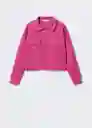 Sudadera Joggi-A Fucsia Talla L Mujer Mango