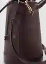 Bolso P Coin Chocolate Talla 99 Mujer Mango
