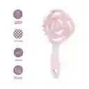 Cepillo Para Shampoo Con Cerdas Suaves Morado Miniso