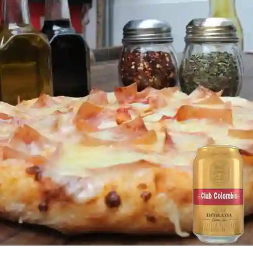 Combo Jamón&Queso + Club col. Dorada Lta 330ml