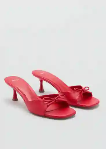 Sandalias Sarao Rojo Talla 39 Mujer Mango