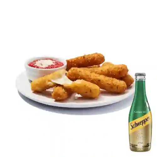 Combo Cheese Sticks + Schweppes Ginger Ale 300ML