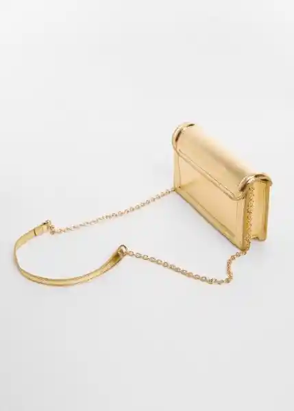 Bolso P Osaka Oro Talla 99 Mujer Mango