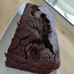 Porción de Torta de Chocolate .