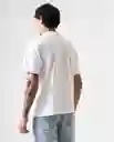 Camiseta Hombre Blanco Talla L 842G012_BLA110601 Americanino