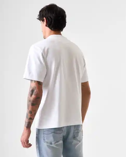 Camiseta Hombre Blanco Talla L 842G012_BLA110601 Americanino