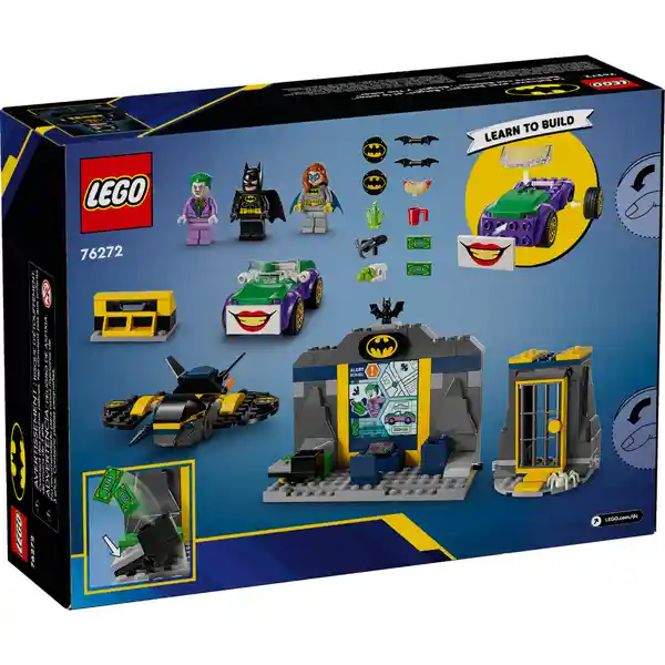 Set Construcción Batcueva Con Batman Batgirl y The Joker Lego