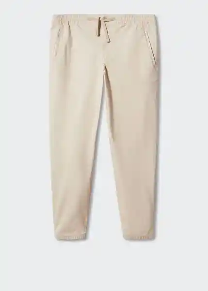 Pantalón Wallace Beige Talla 40 Hombre Mango