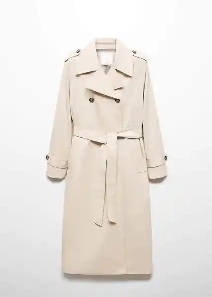 Gabardina Trench Angela Piedra Talla S Mujer Mango