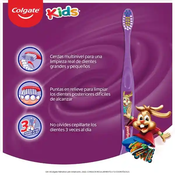 Colgate Cepillo de Dientes Tandy Niños Extra Suave 2 Und