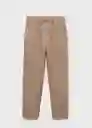 Pantalón Linen Topo Talla XS Mujer Mango