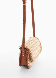 Bolso P Lina Beige Talla 99 Mujer Mango