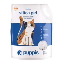 Puppis Arena para Gatos Sílica Gel