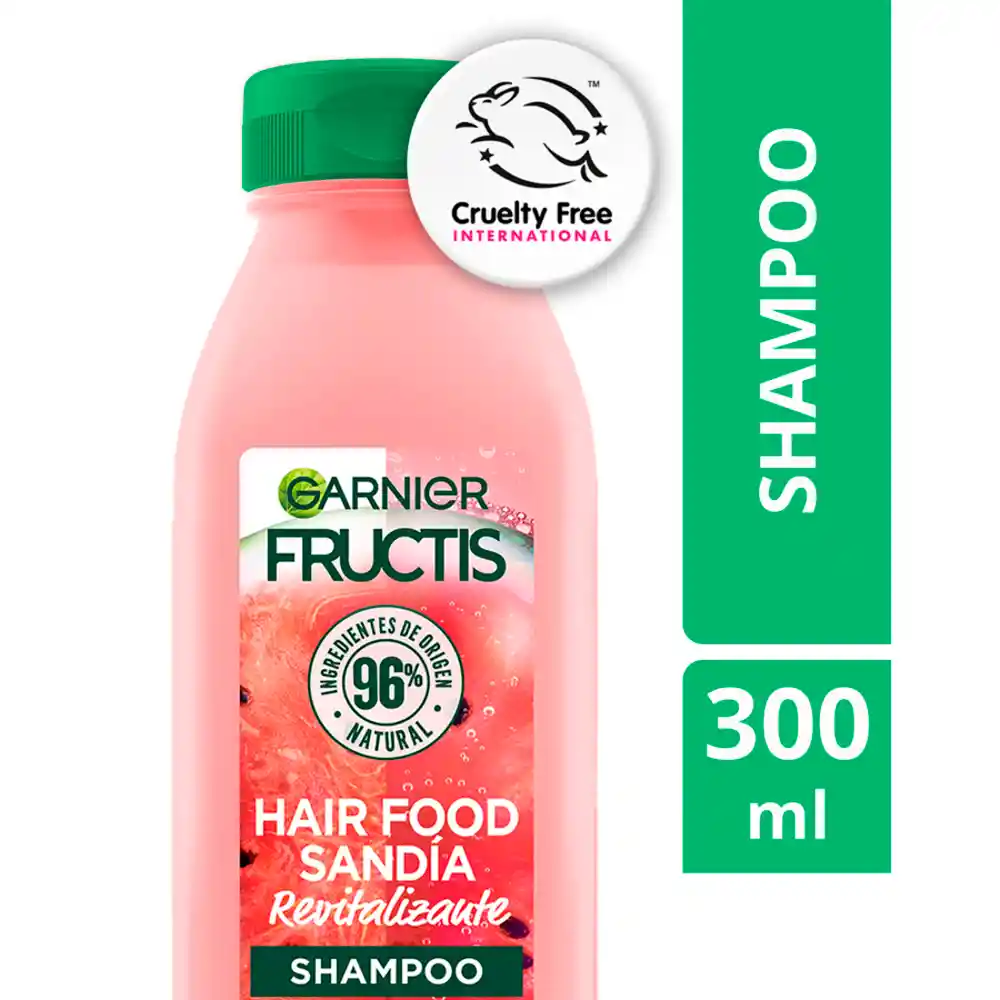 Shampoo Hair Foof Garnier Sandía Revitalización 300 mL