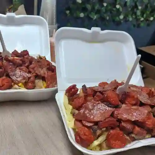 Salchipapa 5 Carnes