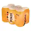 Poker Cerveza Tipo Lager en Lata