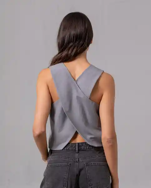 Chaleco Cruzado Mujer Gris Nublado Medio Talla XL 84624 Rifle