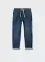 Jeans Santi Tejano Oscuro Talla 08 Niños Mango