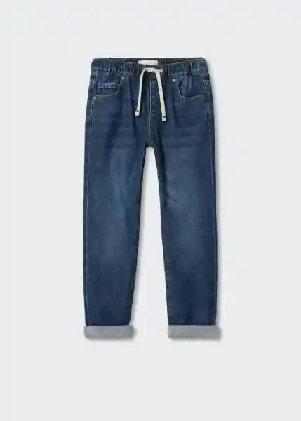 Jeans Santi Tejano Oscuro Talla 08 Niños Mango