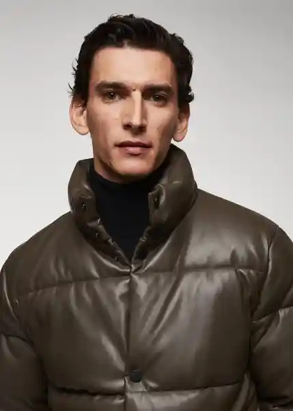 Abrigo Anorak Boulder Khaki Talla XXL Hombre Mango