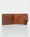Billetera Snap Leather Goods Café Chevignon