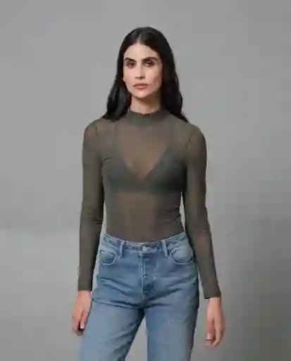 Camiseta Mujer Verde S 203G011_VER180317 Rifle