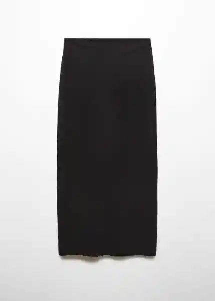 Falda Julien-W Negro Talla XS Mujer Mango