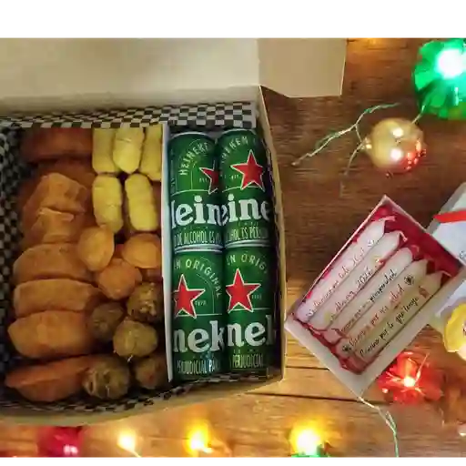 Combo caja navideña