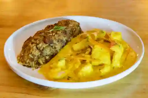 Tacu Tacu en Salsa de Marisco