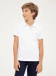 Gef Camisa Polos Manga Corta Matt Kd Blanco Talla 10 900