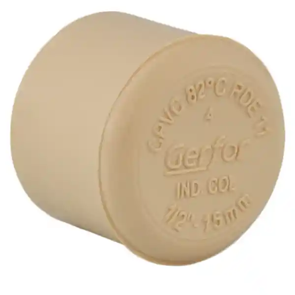 Gerfor Tapón Soldado Cpvc 1/2