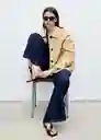 Abrigo Parka Tropic Camel Talla S Mujer Mango