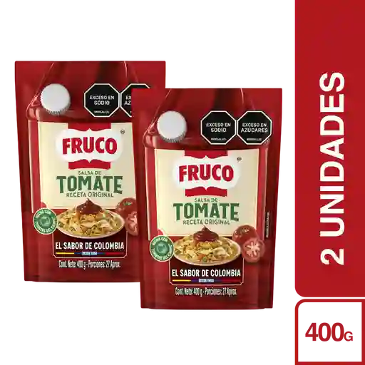 2 x Fruco Salsa de Tomate 400 g
