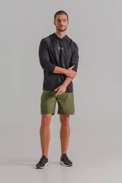 Fila Pantalón Corto Verde Negro Talla L