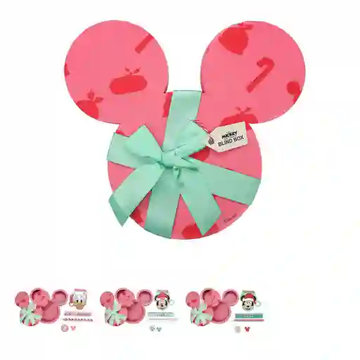 Miniso Caja Sorpresa Navideña de Cabeza de Mickey Mouse