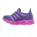 Los Gomosos Tenis Con Luces Trebic Niña Morado Talla 27